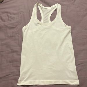 White Swiftly Tech Racerback Tank